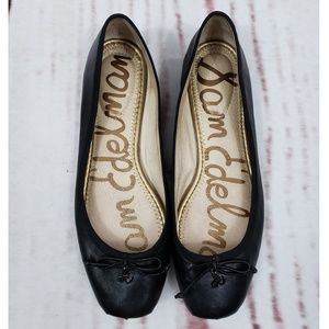 Sam Eldeman Logo Charm Ballet Flats